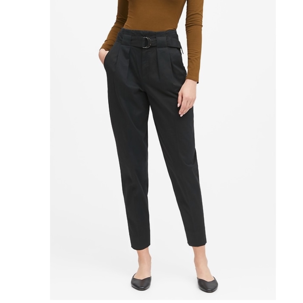 Banana Republic High-Rise Tapered Crop Pant 4P NWT